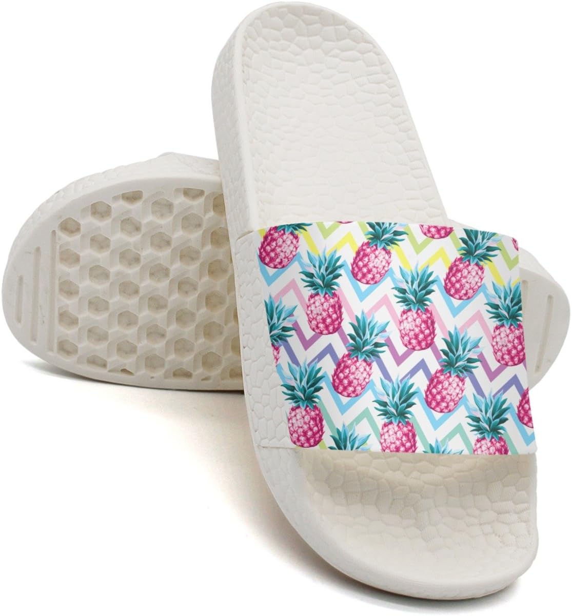 GKEPJYVCK Be A Cool Pineapple Cool Ceramic Men's Sandal Low Top Classic White