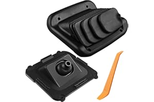 EMIHO Transfer Case Manua Shifter Boot Fit for Ford Bronco F150 F250HD F250 F350, Manual Transmission Cover Replace F2TZ-7277-A