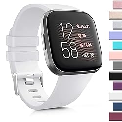 AK Sports Bands Compatible for Fitbit Versa, Soft