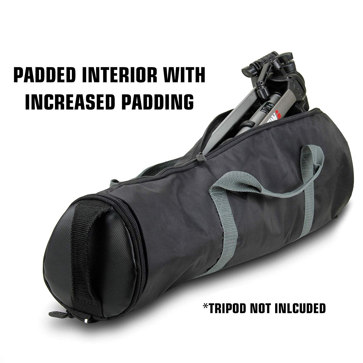 USA Gear Padded Tripod Case Bag Holds Tripods from 21 to 35 inches
