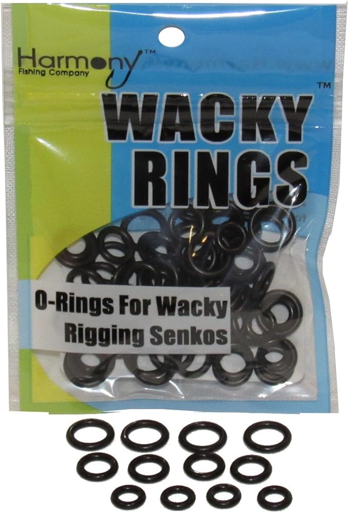 Wacky Rings ORings for Wacky Rigging Senko Worms (3,4,5,6 Variety