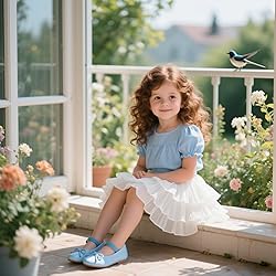 ESTINE Mary Jane Flats for Little Kids Toddler Baby