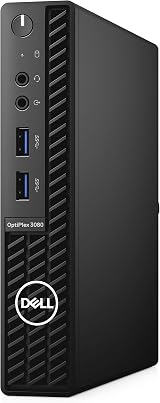 Dell OptiPlex 3080 Tiny i5 10500T 16GB RAM 256GB NVMe SSD Win 11 Pro (Renewed) view 2