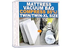 Mattress Vacuum Bag For Moving, Vacuum Seal Mattress Bag for Memory Foam or Inner Spring Mattresses, Compression and Storage 