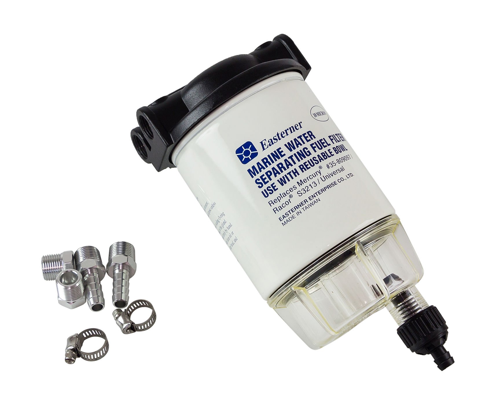 Sacs Easterner Marine Fuel Water Separator Filter Petrol c14573p Compatible Mercury 35 – 809097 – Racor S3213