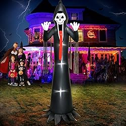10 FT Halloween Inflatable Grim Reaper Decoration