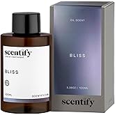 Scentify Bliss Aroma Oil Refill Scent for Oil Diffusers - Eucalyptus, Bergamot, Tea & Powdery Scents - Luxurious Relaxing Aro