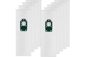 Gudotra 9 Pack Replacement HEPA RLH-6 Vacuum Bags for Riccar SupraLite R10S R10D R10O R10SAND Simplicity Freedom R10S R10D S10P S10SAND Upright Vacuums Cleaner