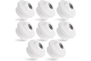 BlueStars Upgraded Pool Jet Nozzles SP1419D Directional Flow Hydrostream Return Jet Compatible with Adjustable 3/4" Opening R