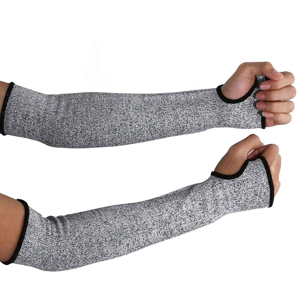 Opaltool Arm Protection Sleeve, Cut Resitant Sleeves Heat Resistant Anti Abrasion Safety Arm Guard for Garden Kitchen Yark Work 1 Pair (#3)