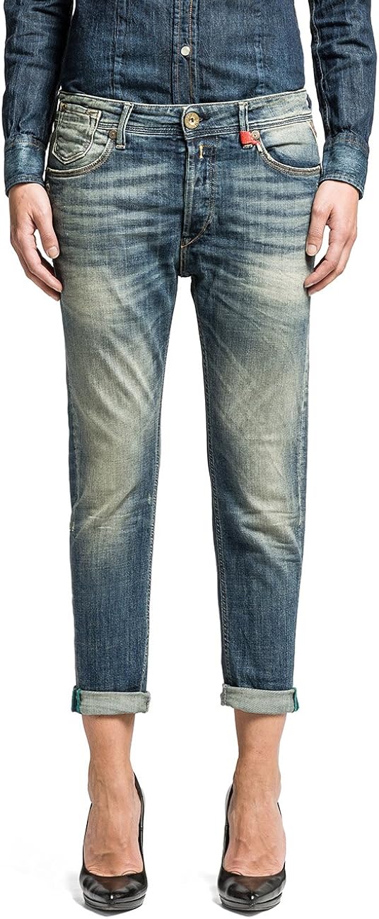 Replay Women's Leena Jeans, BlueBleu (Blue 9), W28 Amazon.co.uk Clothing