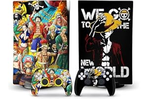 SAKESUKE P-S-5 Disc Version Anime Skin für Konsole und Controller Vinyl Cover Skins Wraps, kompatibel mit (Disc Version)