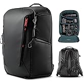PGYTECH OneMo Lite Camera Backpack 22L for DJI, Sony, Canon, Nikon, OSMO Action/Pocket, DSLR/SLR Mirrorless, Camera Tripod Photographer Bag Gift, Camera Pack Black, Weekend Bag