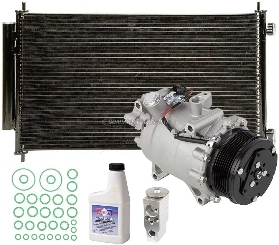A/C Kit w/AC Compressor Condenser & Drier For Honda CRV