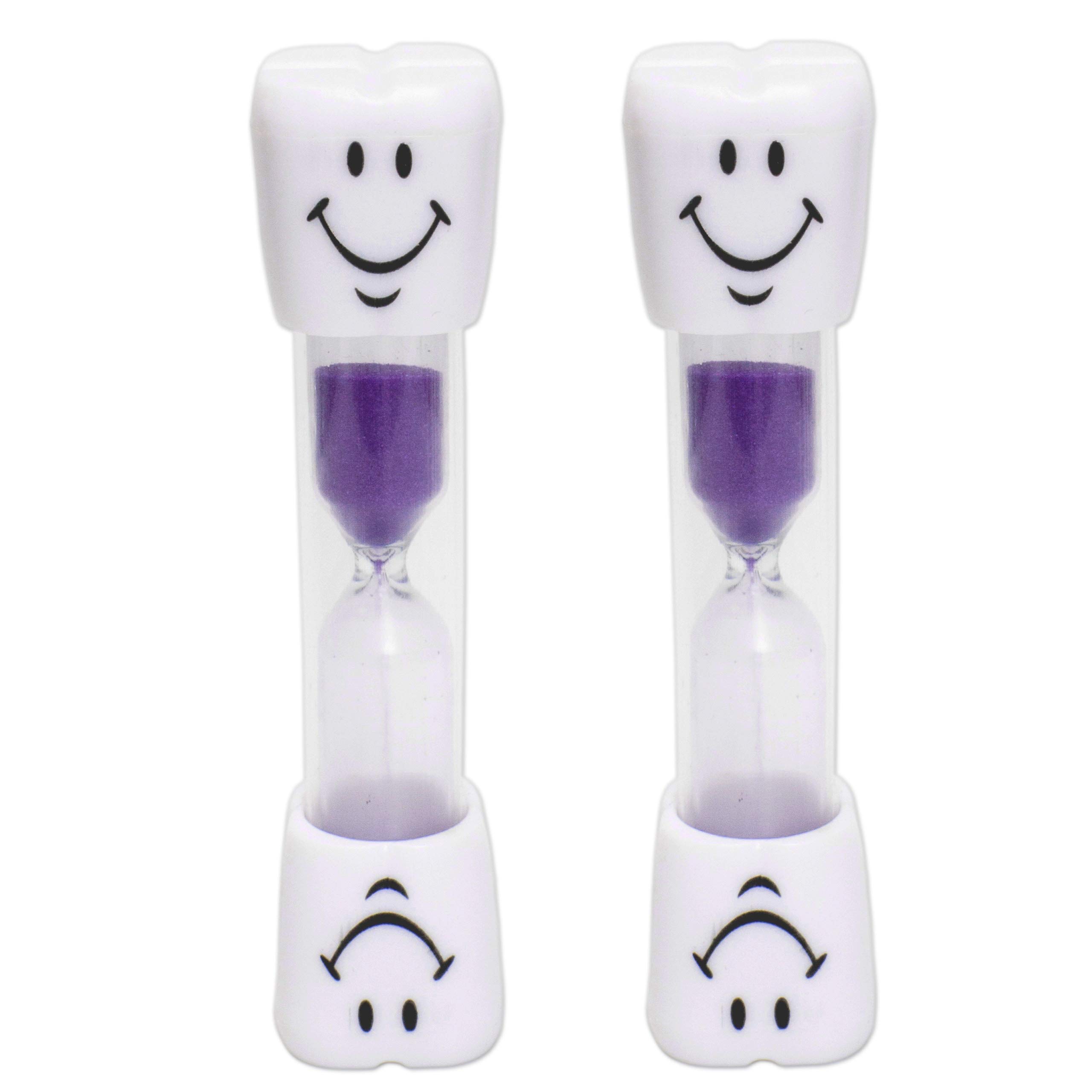 Smile Sand Egg Timer- 2 minute Timer (Set of 2) (2 Purple)