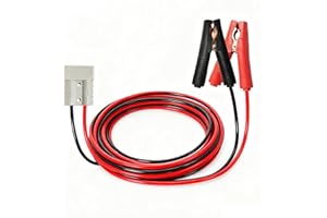 GUIRUIMOON 10AWG Anderson Connector to Alligator Clip,50A Anderson Connector,600V Battery Connector for Car Battery Charging.