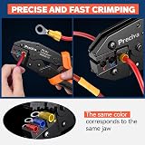 Preciva Ratcheting Insulated Wire Crimp Tool AWG20-10 0.5-2.5mm² view 4