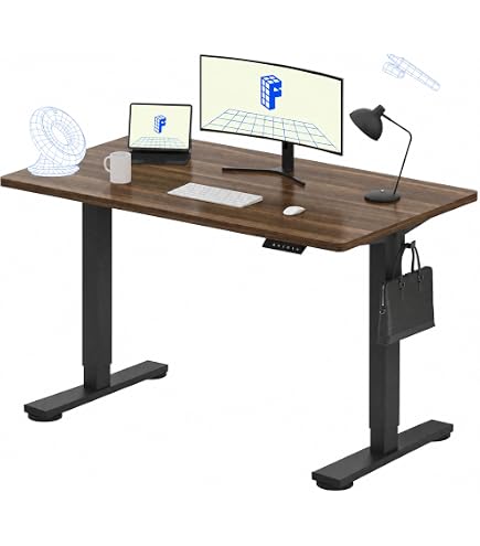 Amazon.com: FLEXISPOT EN1 One-Piece Standing Desk, Electric