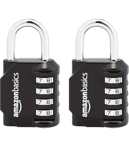 2Set Mini Padlocks Set Luggage Locks with 2 Keys Waterproof Safely