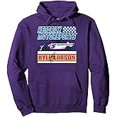 Hendrick Motorsports Kyle Larson 5 Signature Purple Pullover Hoodie