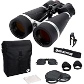 Celestron SkyMaster Pro 20x80 Astronomy Binoculars for Long-Range Viewing | Large 80mm Objectives, XLT Fully Multi-Coated Optics, Waterproof &amp; Fogproof, Rubber Armored, Tripod Adapter Included