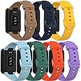 FitTurn [7pack Bands Soft Silicone Watch Strap for Xiaomi Mi Band 7 Pro Replacement Sport Strap Wristband Bands Bracelet for Mi Band 7 Pro Activity Tracker