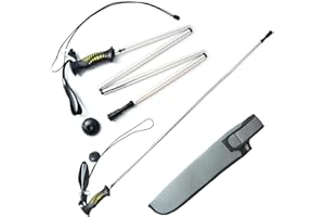 Maxcatch Folding Wading Staff with Neoprene Pouch Fly Fishing Wading Stick
