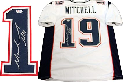 Malcolm Mitchell Autographed New England Patriots Custom White Jersey Psa Autographed Nfl Jerseys At Amazon S Sports Collectibles Store