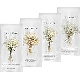 GCFET Christian Gifts Dish Towels Set - Bible Verse Waffle Weave Kitchen Towels, Christian Gifts for Women Decorative Hand Tea Towels for Kitchen Bathroom, 16x24 Inch Set of 4