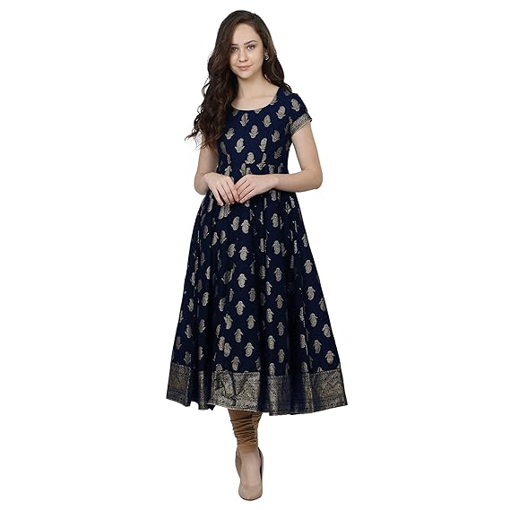 Women's Cotton / Crepe Anarkali Kurta
