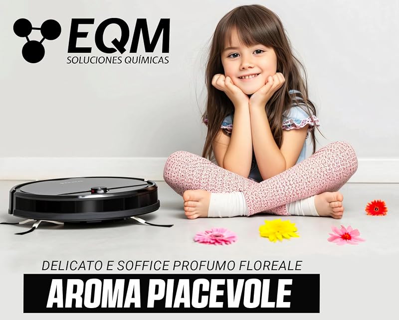 EQM - ECO-217 - Detergente per Robot Lavapavimenti 1L - Aroma Floreale
