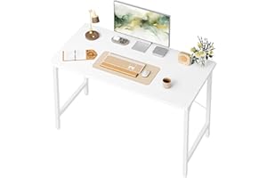 BEXEVUE Home Office Desk, 40 inch Computer Desk, Modern Writing Desk, Simple Study Table, Sturdy Laptop Table, Work Desk for 