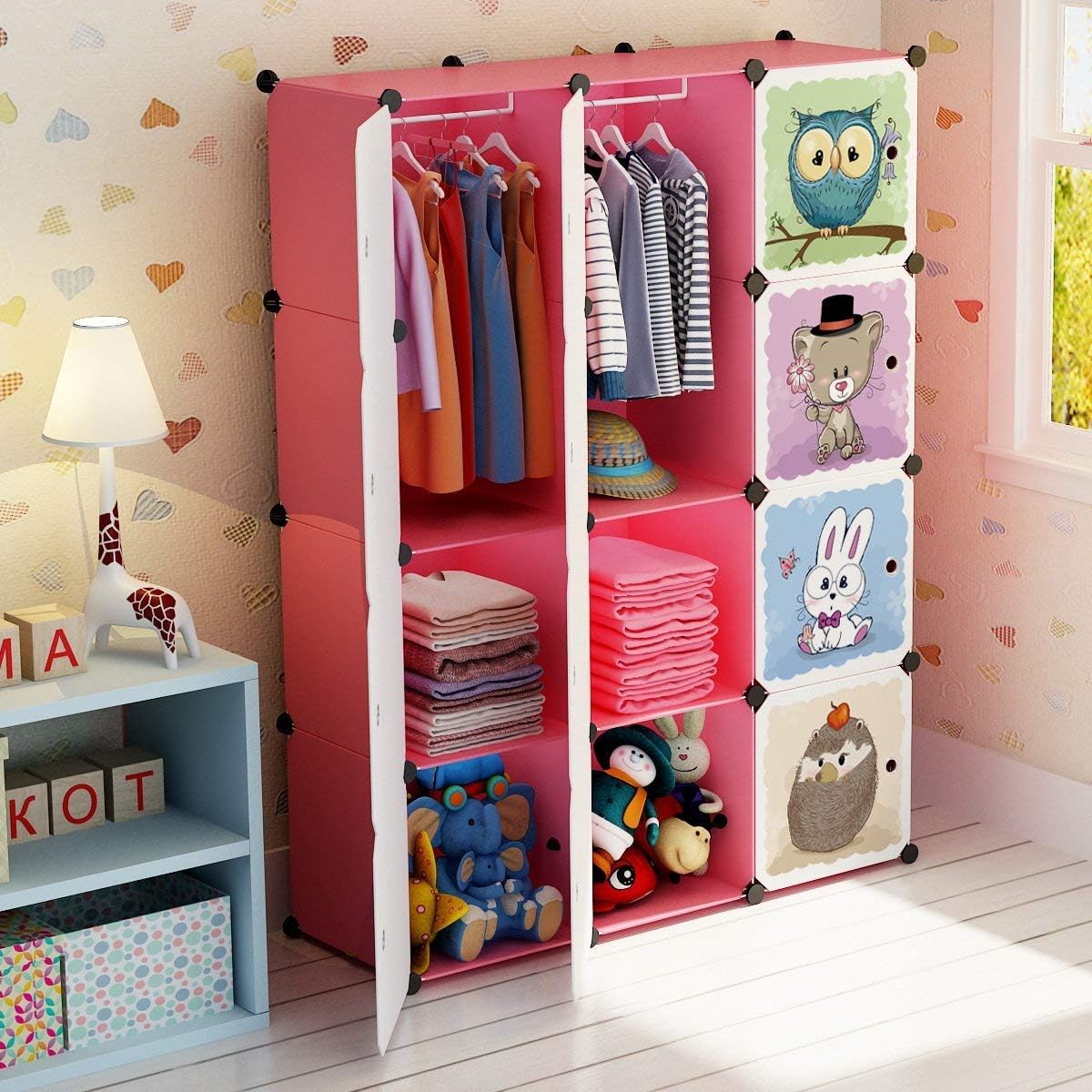 BRIAN & DANY Cartoon Clothes Closet Wardrobe DIY Modular Storage