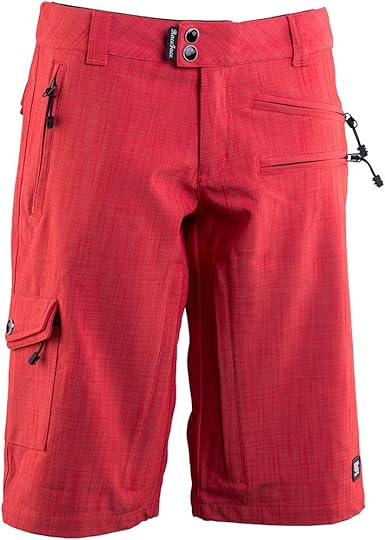 red mtb shorts