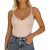 Popilush Shapewear Bodysuit for Women - Tummy Control Seamless Body Shaper - Waist Shaping Tops for Going Out