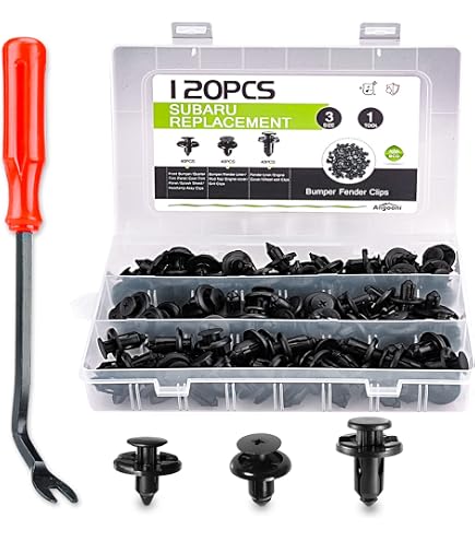 Dr.Roc Bumper Clips Bumper Push Rivets Body Clips Fender Liner Clips Retainers Kit With Fastener Remover Compatible With Subaru Impreza Forester WRX 90914-0007 90914-0051 90914-0063 In Dubai - UAE