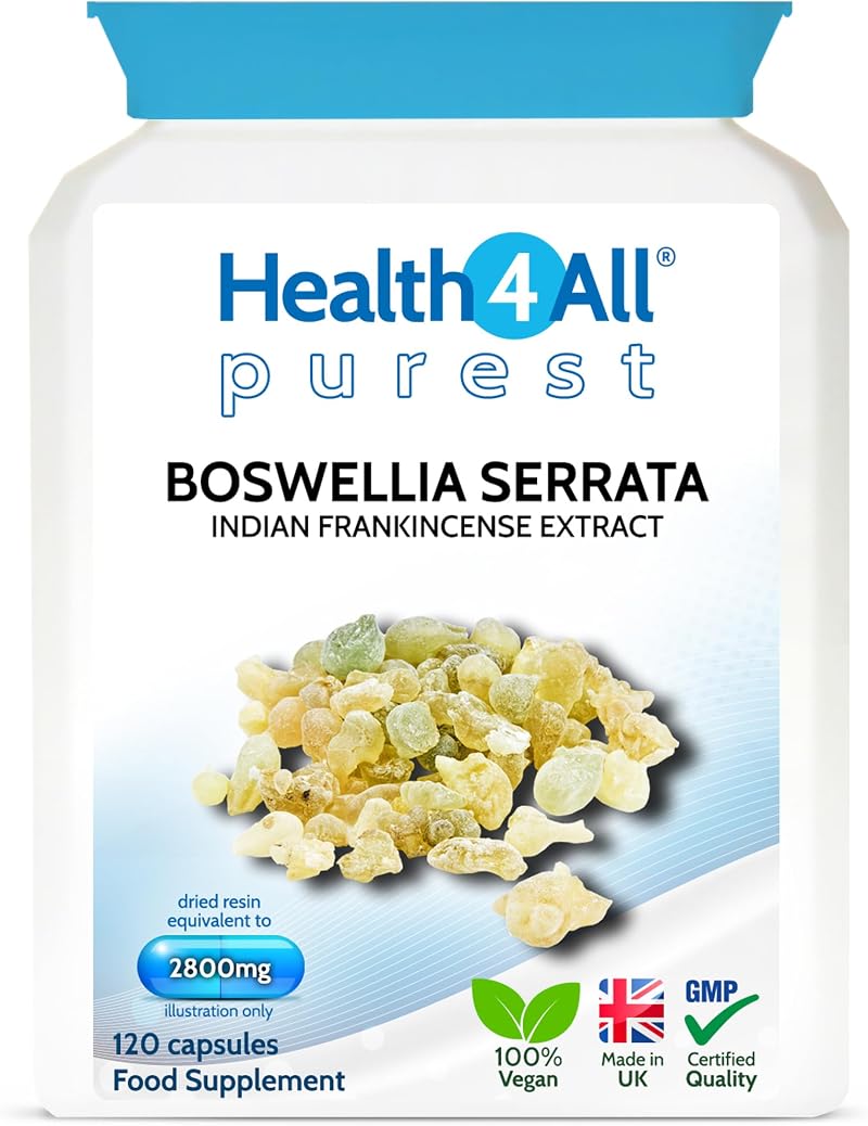 Health4All Boswellia Serrata Extract 2800mg 120 capsules UK Made