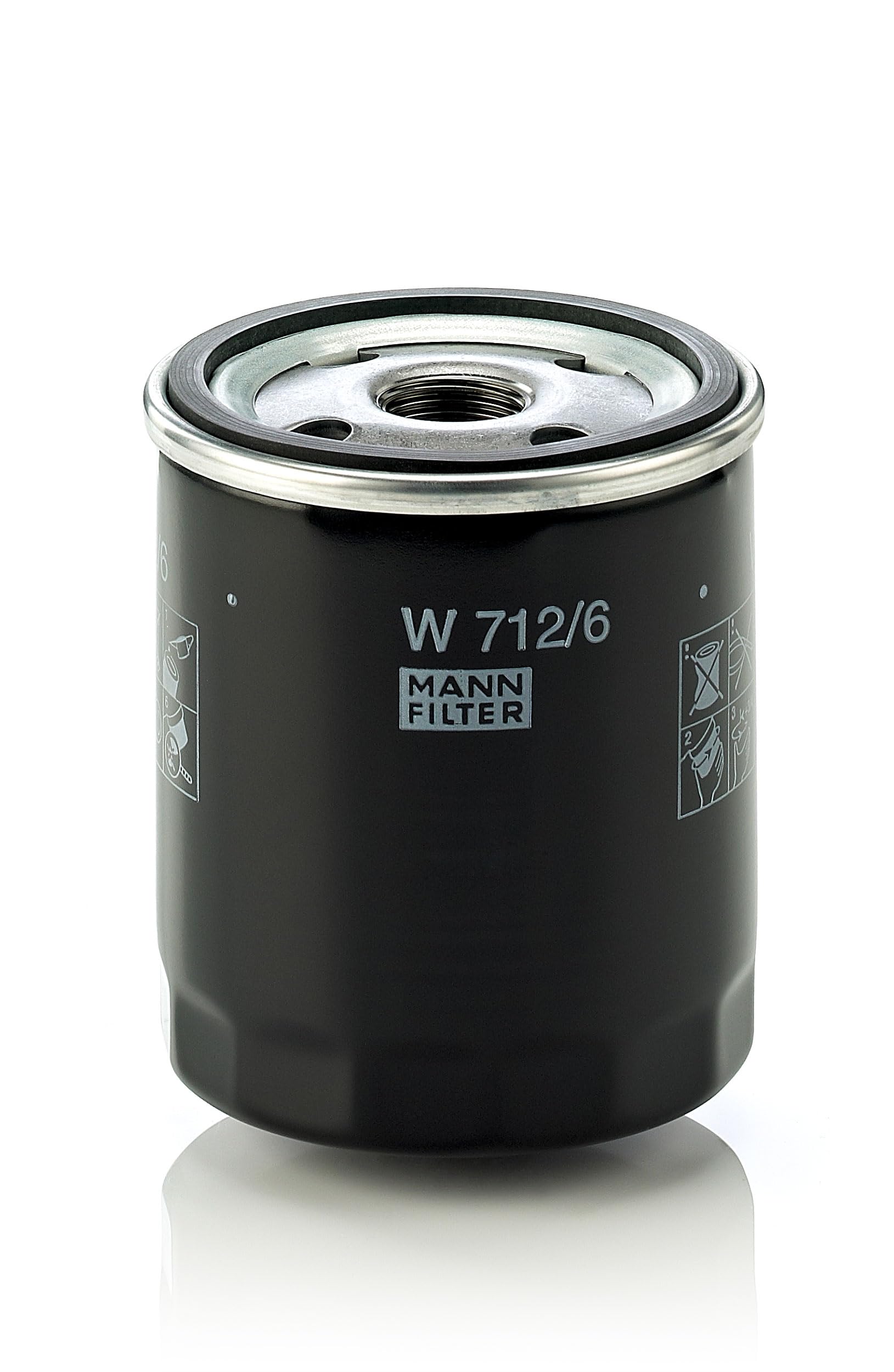 MANN-FILTER W 712/6 Oil Filter - CARS + TRANSPORTERS