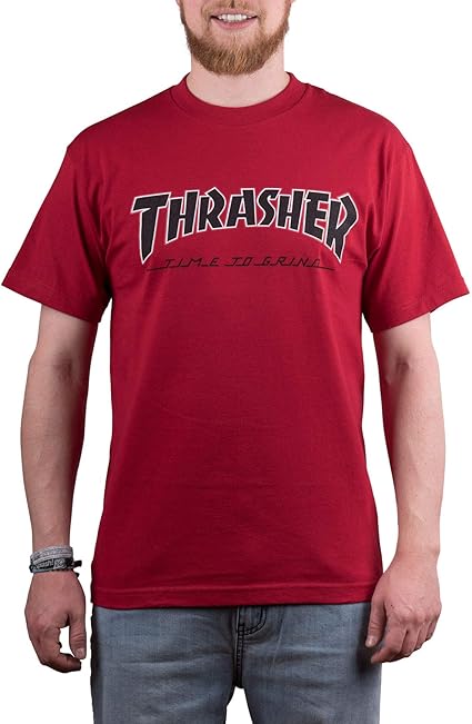 thrasher t shirt red