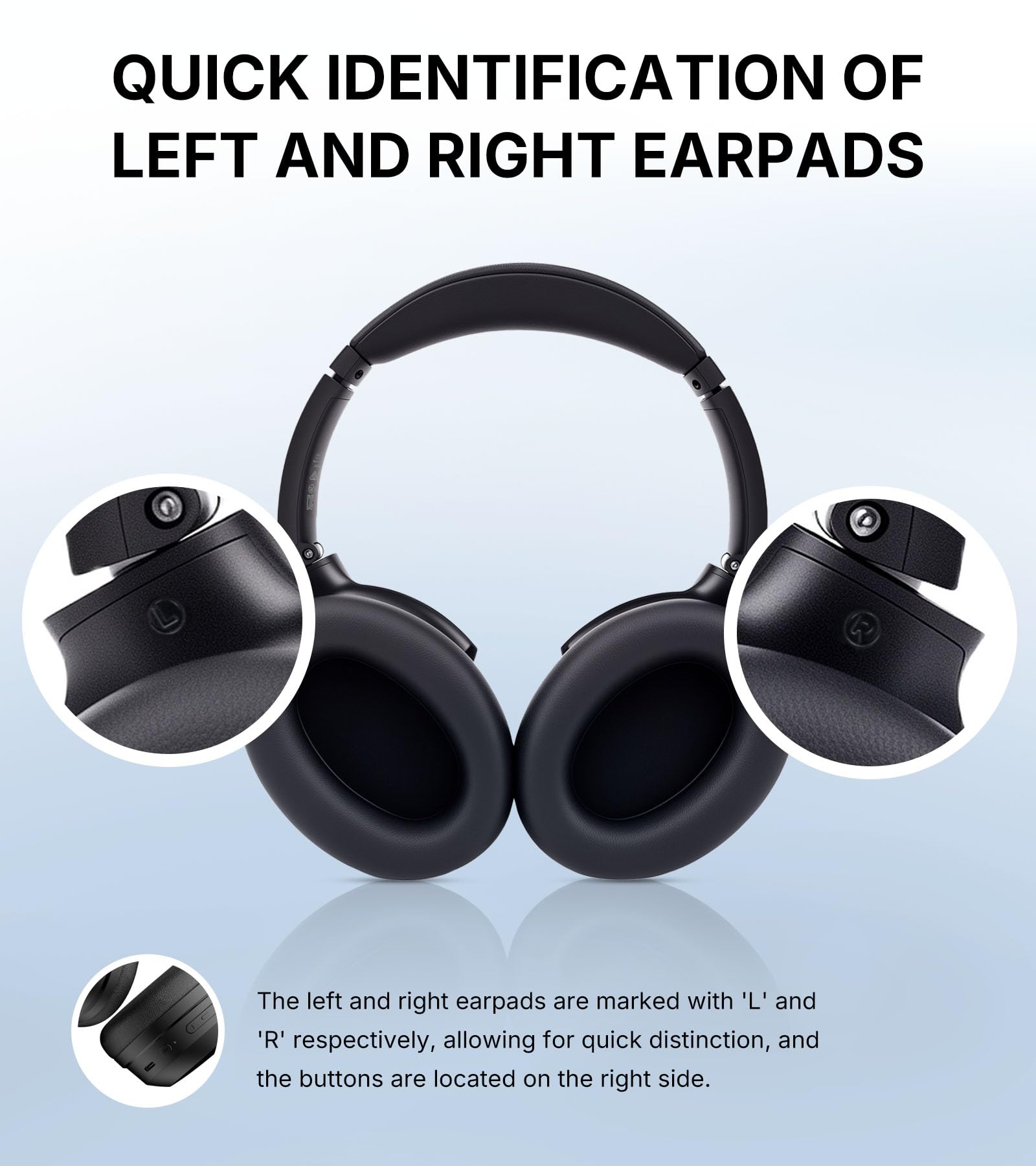 Edifier WH700NB Pro Kabellose Over-Ear Kopfhörer mit -43dB Aktiver Geräuschunterdrückung, Hi-Res Audio, AAC, Bluetooth V5.4, Multi-Point-Verbindung, AI-Klare Anrufe, Schnellladung, Faltbar - Elfenbein 9