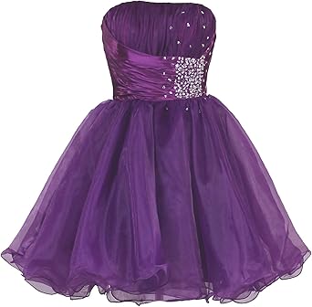 purple cocktail dresses amazon