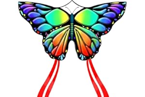 Simxkai Rainbow Delta Kite Butterfly Kite Octopus Kite Pocket Kite for Kids Adults Easy to Fly (2/3/4 Pack)