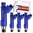 Fuel Injectors FIT For/TOYOTA Corolla 1.8L 2005 2006 2007 2008, Yaris 1.5L 2006-2018, For/Pontiac Vibe 1.8L 2005-2008, OE Replacement 23250-0D050 23209-0D050 Performance Inyectores 4pcs
