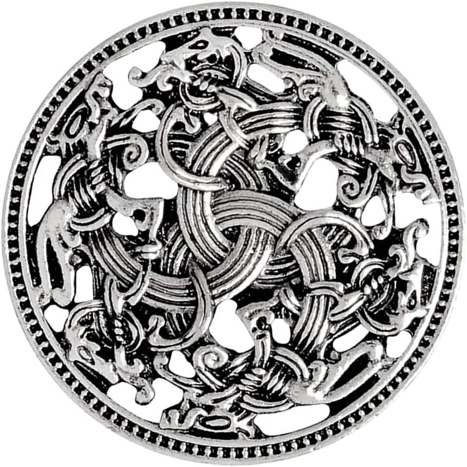 Irish Norse Nordic Viking Amulet Brooch Pin Shirt Lapel Mens Women Charms
