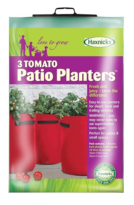 Tierra Garden 50 1050 Haxnicks Tomato Patio Planter And Grow Bag 3 Pack - 