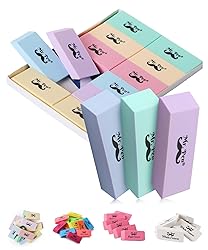 Mr. Pen- Erasers, 24 Pack, Pastel Colors Pencil