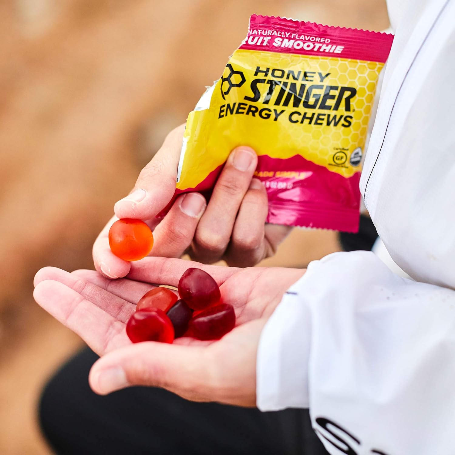 Honey Stinger Organic Energy Chews, Fruit Smoothie, Sports Nutrition, 1.8 Ounce (Pack of 12) : Energy Drinks : Health & Personal Care