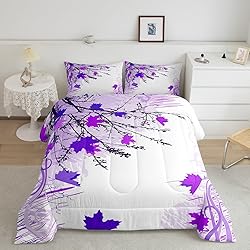 Erosebridal Fall Leaves Comforter Set King