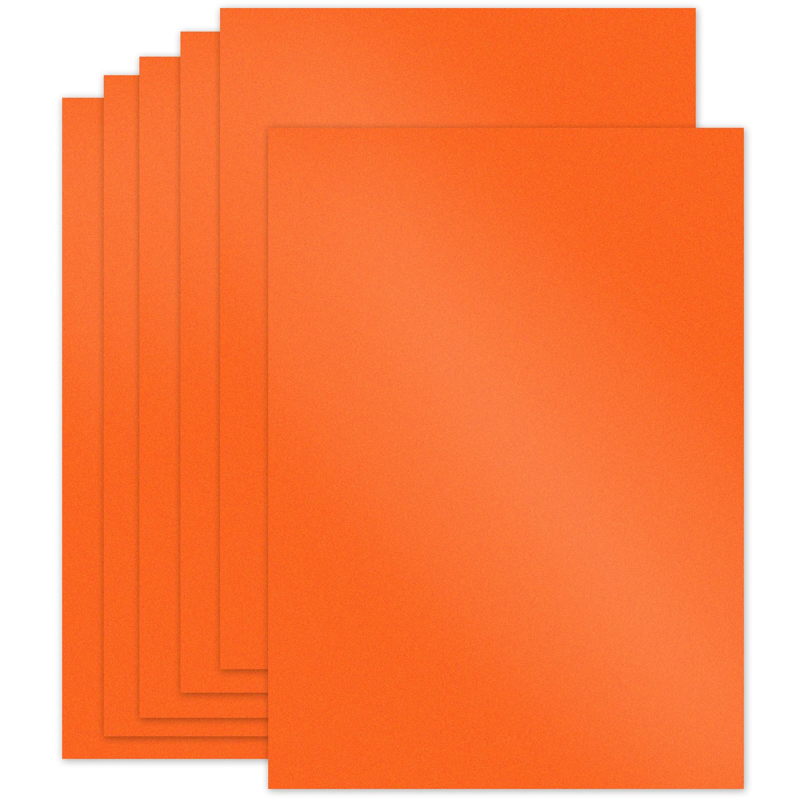 Photo 1 of 24 Sheets Orange Shimmer Cardstock 8.5 x 11inch 250gsm/92lb Double Sided Pearlescence Card Stock for DIY Making Cards, Greeting Cards,Scrapbook,Invitations,Crafts (Orange)