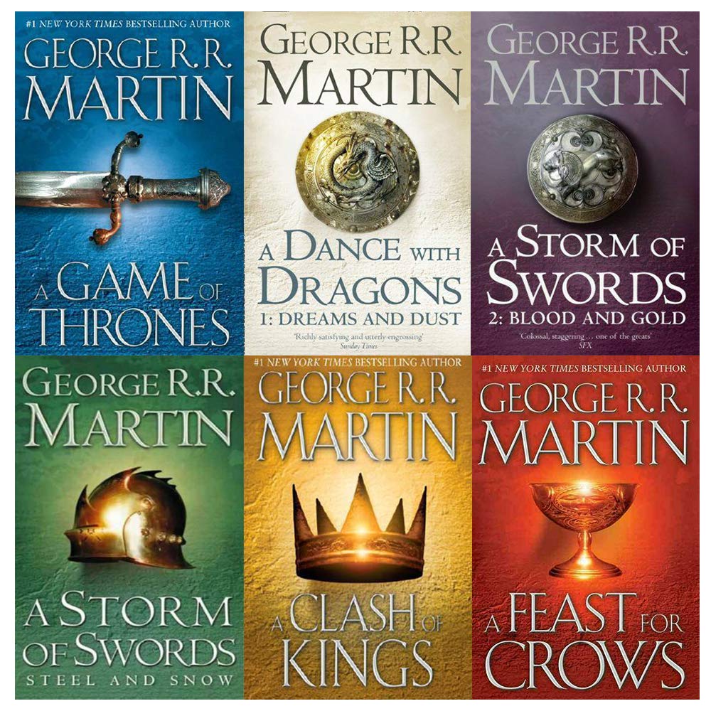 Game Of Thrones Books Complete Set Game Of Thrones Books Dvd Sets